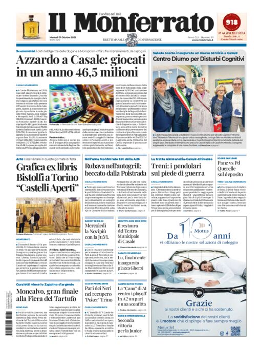 Il Monferrato - Edizione 81 del 31/10/2023